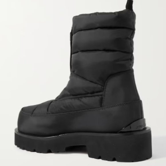 JIMMY CHOO Kai 50 logo-appliquéd quilted padded shell ankle boots sz 41 or 10 - Picture 3 of 4